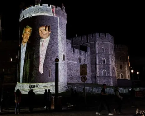 Four Arrested Following Images of Trump and Epstein Shown on Windsor Castle