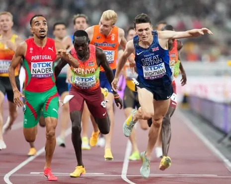 UK's Jake Wightman Narrowly Misses Gold as Portugal's Isaac Nader Wins Surprise 1500m Win