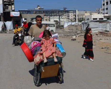 Running away from Death to Peril: Gaza Civilians Grapple with Heart-Wrenching Dilemma