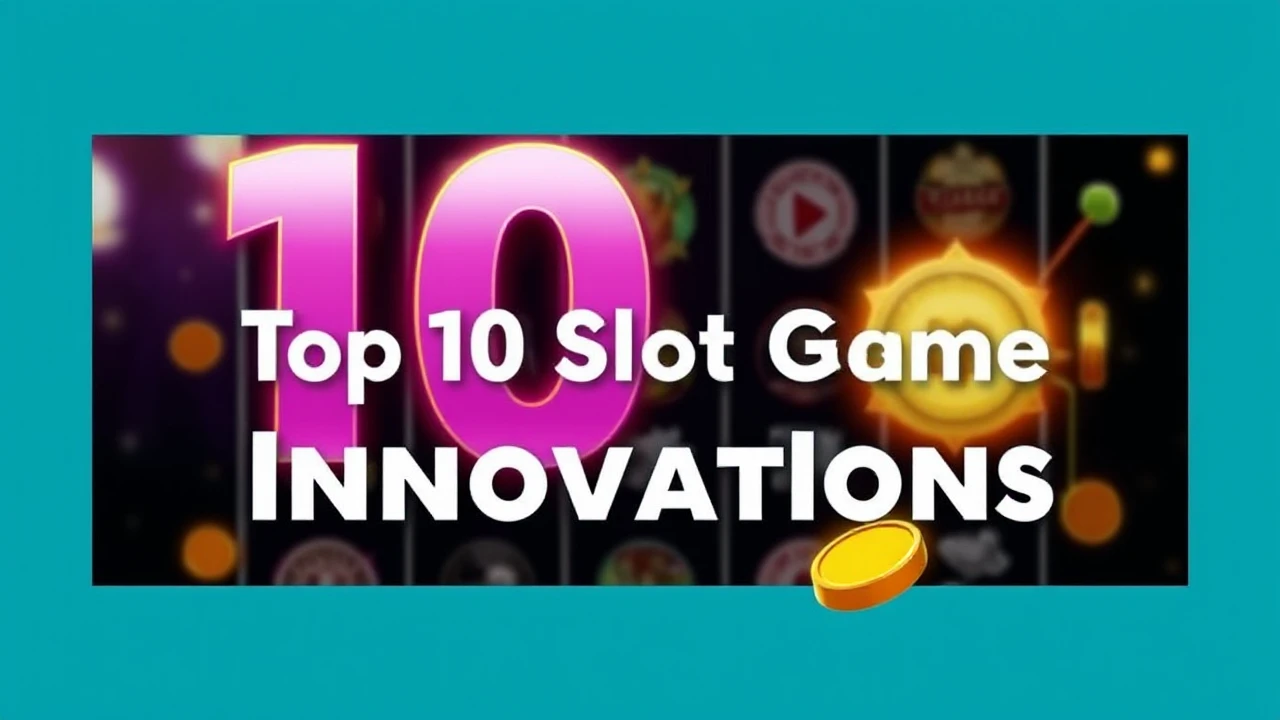 Shaping the Industry: The Top 10 Slot Game Innovations