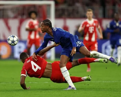 Chelsea's manager rages as the German giants center-back Tah escapes red card during UCL setback