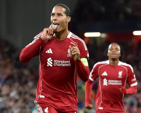 Virgil van Dijk heads late victory against La Liga side